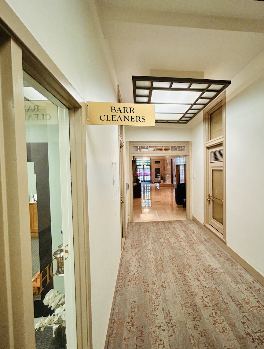 Barr Cleaners Entrance