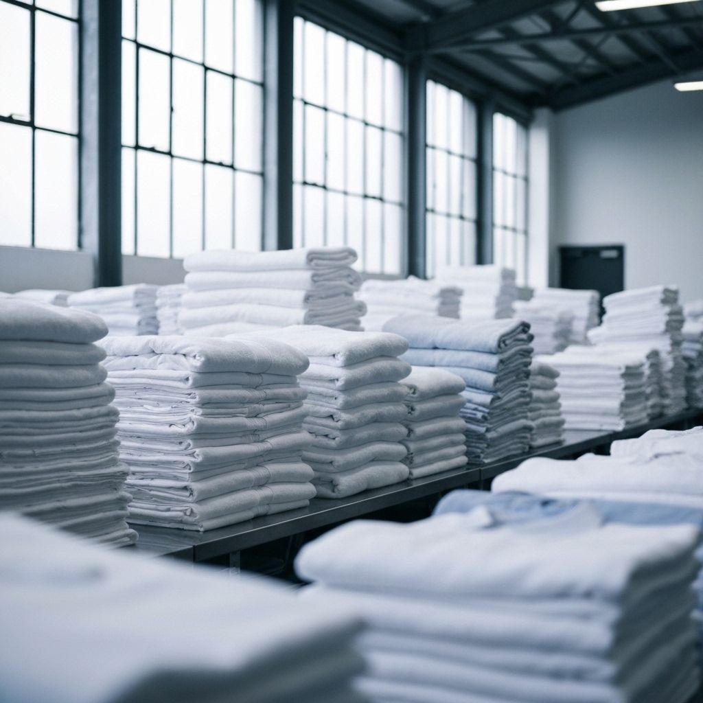 Commercial laundry services - linens, uniforms, and towels